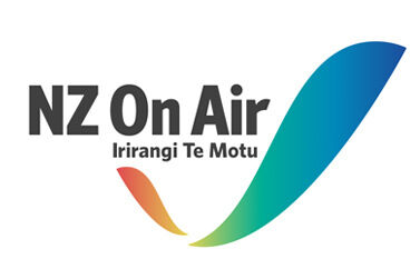 NZ On Air logo - Irirangi Te Moty